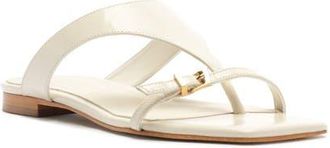Schutz Tana Flat Flip-Flop in Sugar White at Nordstrom, Size 9.5