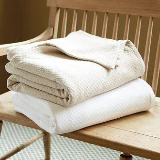 Ballard Designs Sig Matelasse Coverlet - Spa - Queen - Ballard Designs
