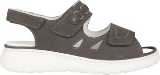Waldl&auml;ufer H-Joline Sandal - Dames - Sleehakken - Bruin - 38 1/2 EU - Leer - Schoenen