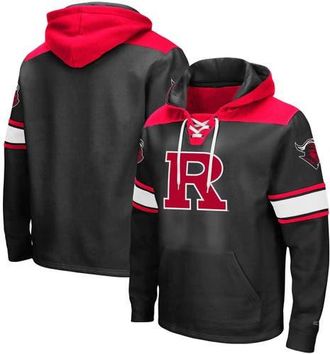 Colosseum Mens Colosseum Black Rutgers Scarlet Knights 2.0 Lace-Up Pullover Hoodie at Nordstrom, Size Medium