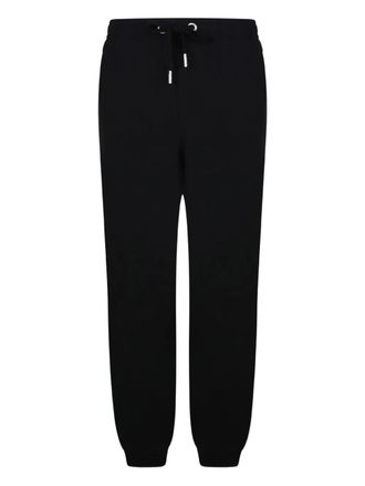 Ami Ami de Coeur tapered track pants - unisex - Organic Cotton - M - Black