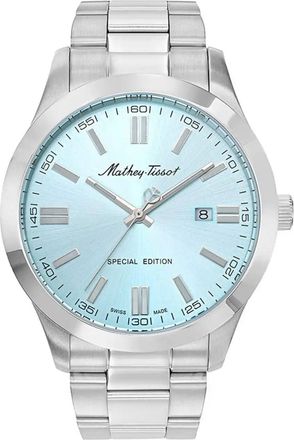 Mathey-Tissot Mathey-Tissot Mens Mathy I Jumbo Blue Dial Watch