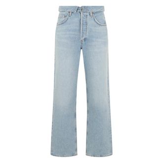 A Gold E Straight Jeans, female, Blue, Size: W27 Straight Jeans