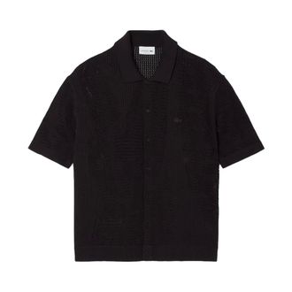 Lacoste Heren, Overhemden, Bruin, Maat: L