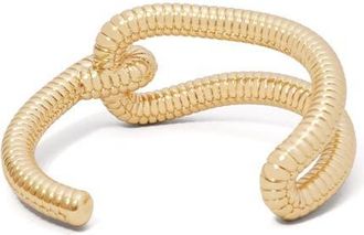 Jennifer Fisher Madison Avenue Cuff Bracelet in Yellow Gold at Nordstrom
