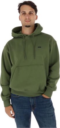 Vans Hoodies & sweatvesten, Heren, Groen, XL, Katoen, Left Chest II Logo Pullover Hoodie