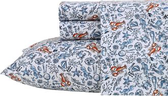 Nautica Coastal Fun Blue Queen Sheet Set