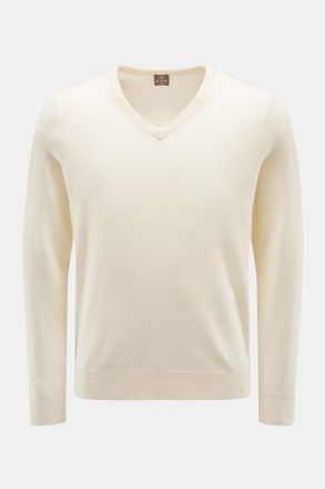 FTC Men - Baby cashmere V-neck jumper cream