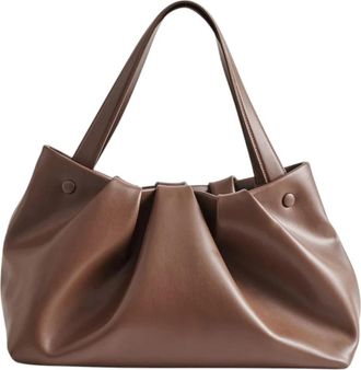 Themoir&egrave; Athena Vegan Fabric - Dames - Schoudertassen - Bruin - ONE Size - Tassen