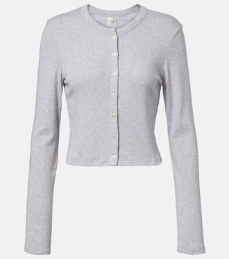 Leset Nando cotton jersey cardigan