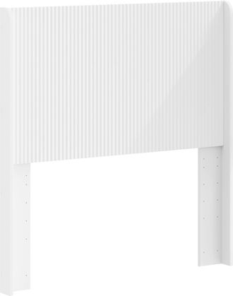vidaXL Cabecero Blanco Madera De Ingenier&iacute;a Vidaxl