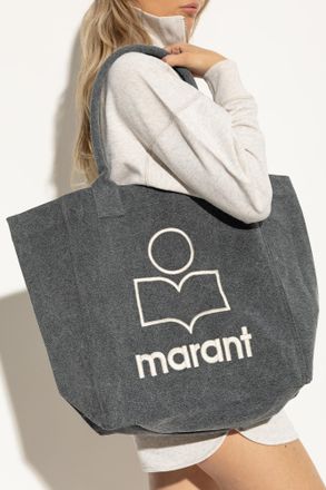 Isabel Marant Yenky Shopper Bag, Womens, Grey