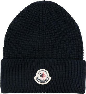 Moncler Berretto in tricot - Blu