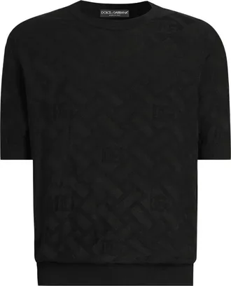 Dolce & Gabbana Short Sleeve Patterned T-shirt