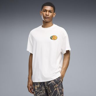 Puma T-shirt oversize Dylan Wildcat da uomo, Abbigliamento, Bianco, 3XL