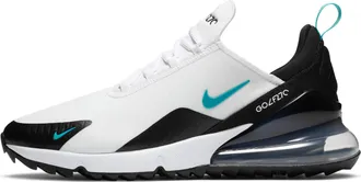 Nike Mens Air Max 270 G Golf Shoes in White | CK6483-100