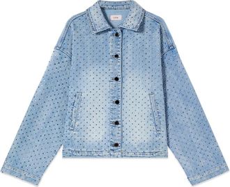 Oltre Winter Jassen - Dames - Spijkerjassen - Blauw - L - Katoen - Jassen