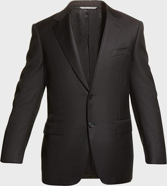 Canali Men & apos;s Solid Wool Two-Piece Suit