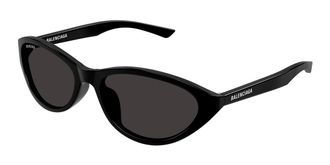 Balenciaga BB0404SK Asian Fit 001 Womens Sunglasses Black Size 58