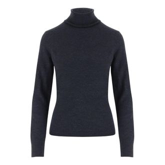 Allude Cashmere Turtleneck Sweater - Dames - Cashmere truien - Grijs - S - Kasjmier - Truien & Vesten