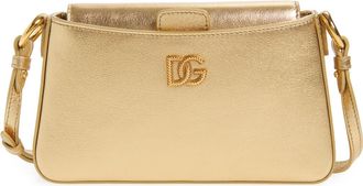 Dolce & Gabbana Sicilian Street Leather Shoulder Bag in 8H945 Oro at Nordstrom