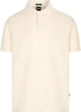 HUGO BOSS Polo Shirts, male, Beige, 2XL, Beige Pack with Style Boss H