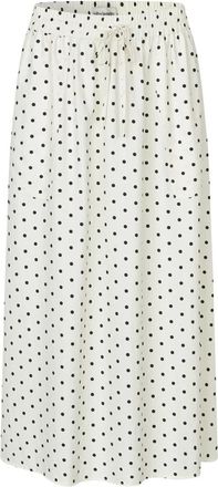 Lollys Laundry Akane LL Maxi Rok - Dames - Maxi Rokken - Wit - 2XL - Polyester - Rokken
