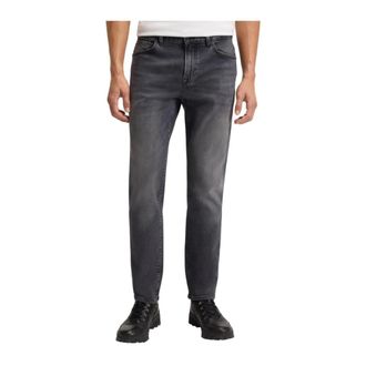 HUGO BOSS Hugo, Slim-fit Jeans, male, Gray, Size: W31 L32 Classic Slim-Fit Jeans with Zip and Button Fastening