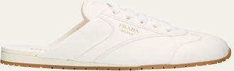 Prada Spark Leather Sneaker Mules