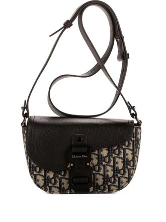 Dior 2020 Oblique shoulder bag - women - Canvas - One Size - Neutrals