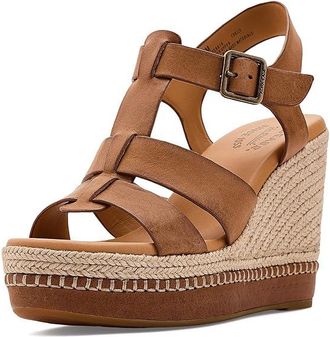 Kork-ease Rayleigh Womens Wedge Shoes Tan (terra) : 10 M, Leather/Suede