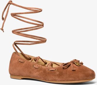 Michael Kors Shae Flex Suede Ballet Flat