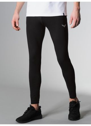 Trigema Leggings TRIGEMA TRIGEMA Leggings aus Polyester/Elasthan, Herren, Gr. XXL, US-Gr&ouml;ssen, schwarz, 85% Polyester (Bioactive), 15% Elasthan, Basic, Hosen 