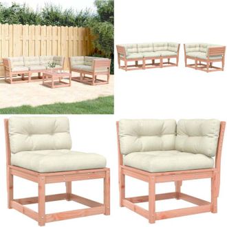 vidaXL Set Divani Giardino 5 pz con Cuscini Legno Massello di Douglas - Divano da esterno - Divano angolare