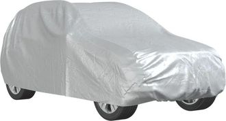 vidaXL Vidaxl - Funda De Coche Para Suv Con Correas Hebilla Peva Plateado M Plateado