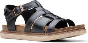 Clarks Arwell Sun Cage Sandal in Black Leather at Nordstrom Rack, Size 8.5