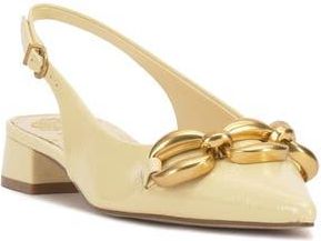 Vince Camuto Valiey Slingback Pointed Toe Flat in Butter at Nordstrom Rack, Size 7.5