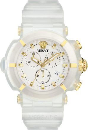 Versace Real Active Chrono Silicone Watch