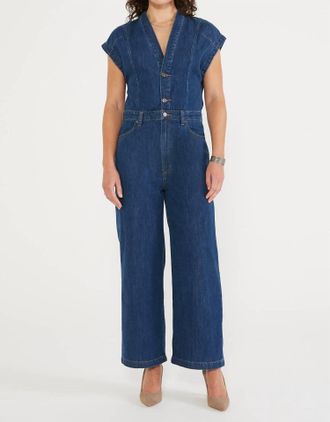 &Eacute;tica Celestine Wide Leg Jumpsuit In Shallows