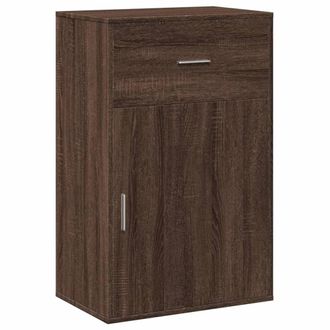 vidaXL Vidaxl Armadietto Rovere Marrone 56,5x39x90 Cm In Legno Multistrato