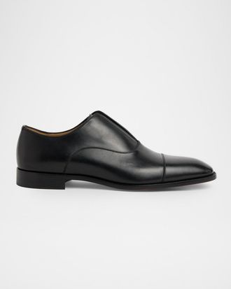 Christian Louboutin Men & apos;s Alpha Male II Leather Cap-Toe Loafers