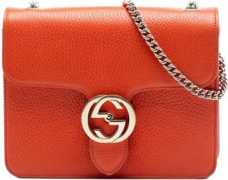 Gucci Pre-owned Gucci Small Dollar Calfskin Interlocking G Crossbody Ladies ML8PY78OOV4JS53L