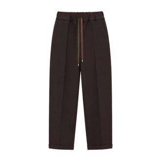 Liviana Conti Pantalones Rectos - Trousers - Mujer - Marr&oacute;n - XL