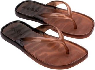 Melissa Ombr&eacute; Flip Flop in Brown/Black at Nordstrom, Size 10