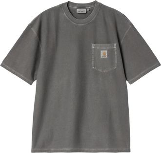 Carhartt Work in Progress S/S Loose Pocket T-Shirt - Heren - T-shirts - Zwart - S - Katoen - Tops