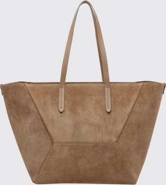 Brunello Cucinelli Borsa a spalla BC Duo tote in camoscio Brunello Cucinelli