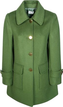 P.A.R.O.S.H. Caban Double - Dames - Mantel - Groen - S - Jassen