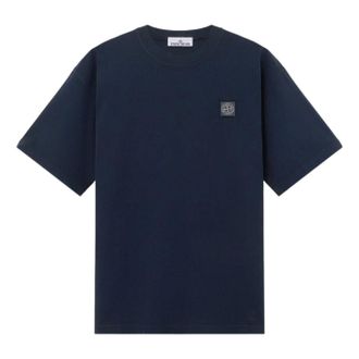Stone Island 2100030 Compass Patch T-Shirt Navy Blue L1S152100030S0115V0020