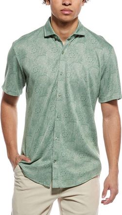 Tailorbyrd Tailorbyrd Tropical Printed Short Sleeve Shirt