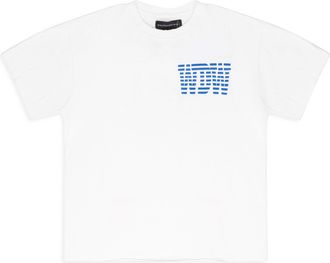 Who Decides War by Ev Bravado WHITE LINK SHORT SLEEVE T-SHIRT